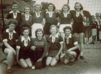 Straupitzer Handball-Frauen 1954